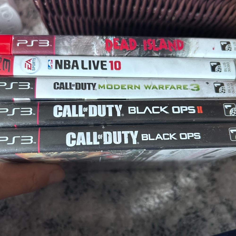 Play Station 3 games.